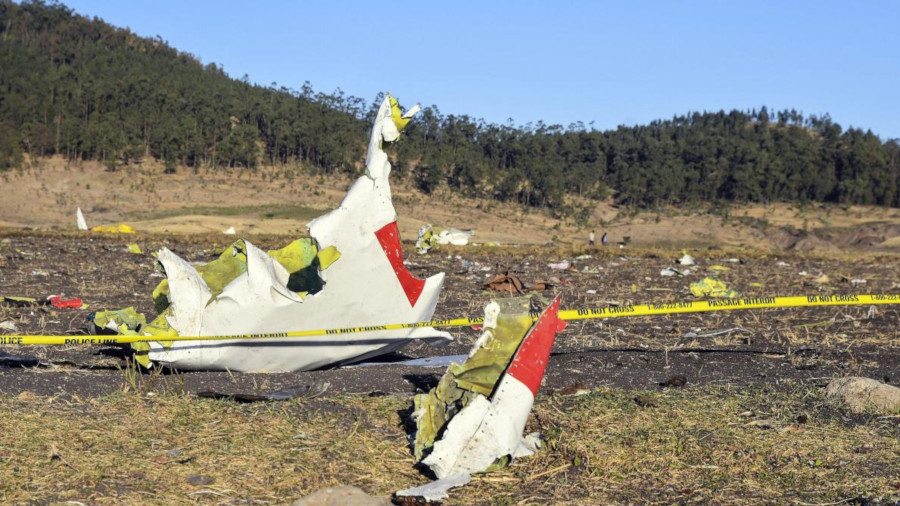 Image : crash Boeing 737 en Ethiopie le 10 mars 2019